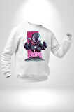 Sevimli Karanlık Karikatürize Çizgi Roman

 Erkek Kadın Unisex Dijital Baskılı Beyaz Sweatshirt