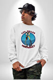 Breaking Bad - Walter White ve Jesse Pinkman Erkek Kadın Unisex Dijital Baskılı Beyaz Sweatshirt