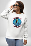 Breaking Bad - Walter White ve Jesse Pinkman Erkek Kadın Unisex Dijital Baskılı Beyaz Sweatshirt