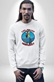 Breaking Bad - Walter White ve Jesse Pinkman Erkek Kadın Unisex Dijital Baskılı Beyaz Sweatshirt