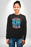 Breaking Bad - Walter White ve Jesse Pinkman Erkek Kadın Unisex Dijital Baskılı Siyah Sweatshirt