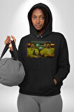 Breaking Bad - Walter White ve Jesse Pinkman Erkek Kadın Siyah Dijital Baskılı Kapüşonlu Sweatshirt Hoodie