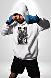 Dark Wizard Lord Harry Potter Karanıklar Lord Erkek Kadın Beyaz Dijital Baskılı Kapüşonlu Sweatshirt Hoodie