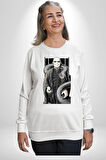 Dark Wizard Lord Harry Potter Karanıklar Lord Erkek Kadın Unisex Dijital Baskılı Beyaz Sweatshirt