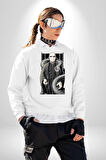Dark Wizard Lord Harry Potter Karanıklar Lord Erkek Kadın Unisex Dijital Baskılı Beyaz Sweatshirt