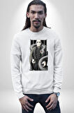 Dark Wizard Lord Harry Potter Karanıklar Lord Erkek Kadın Unisex Dijital Baskılı Beyaz Sweatshirt