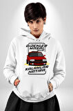 Gidenler Masal Kalanlar Efsane: Tofaş Aşkı! Erkek Kadın Beyaz Dijital Baskılı Kapüşonlu Sweatshirt Hoodie