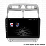Araç Multimedya Peugeot 307 Android 12 Carplay 4Gb Ram + 64Gb Hdd Navigasyon Oem Ekran MYW