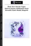 Özel Seri Küçük Figür Hatıra Eşyası Hediyelik Eşya Venedik Kedi Model Magnet