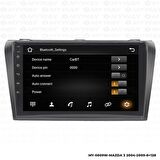 Araç Multimedya Mazda 3 Android 12 Carplay 4Gb Ram + 64Gb Hdd 2004-2009 Navigasyon Ekran MYW