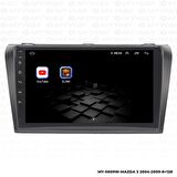 Araç Multimedya Mazda 3 Android 12 Carplay 4Gb Ram + 64Gb Hdd 2004-2009 Navigasyon Ekran MYW