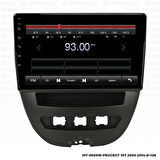 Araç Multimedya Peugeot 107 Android 12 Carplay 4Gb Ram + 64Gb Hdd Navigasyon Ekran MYW