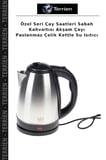Özel Seri Çay Saatleri Sabah Kahvaltısı Akşam Çayı Paslanmaz Çelik Kettle Su Isıtıcı