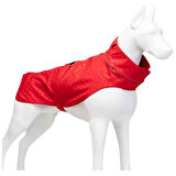 Lindo Dogs Softshell Red Stripe Köpek Yağmurluğu Kırmızı Beden 3