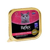 Reflex Plus Pate Somonlu ve Karidesli Yetişkin Konserve Kedi Maması 85 Gr
