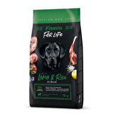 Fitmin For Life Tüm Irklar için Kuzu Etli ve Pirinçli Yetişkin Köpek Maması 12 Kg