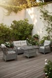 MENEKŞE 2+1+1+masa Rattan Bahçe Balkon Mobilyası