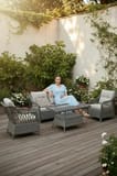 MENEKŞE 2+1+1+masa Rattan Bahçe Balkon Mobilyası