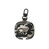 Airpods Pro 2 (2.nesil) Çanta Kamuflaj Deri Kılıf - Gri