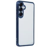 Samsung Galaxy S25 Kılıf Lensli Silikon - Lacivert
