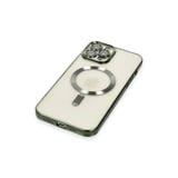 İphone 12 Pro Max Kılıf Kross Magneticsafe Kapak - Koyu Yeşil