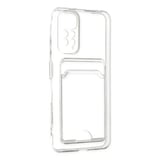 Redmi Note 11 Kılıf Kart Şeffaf Silikon - Şeffaf