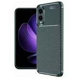 Samsung Galaxy S25 Edge Kılıf Auto Focus Karbon Kapak - Koyu Yeşil
