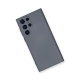 Samsung Uyumlu Galaxy S23 Ultra Kılıf Nano İçi Kadife Silikon - Gri