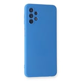 Samsung Galaxy A52 Kılıf Nano İçi Kadife Silikon - Mavi