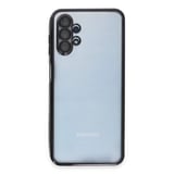 Samsung Galaxy A13 4g Kılıf Lensli Silikon - Siyah