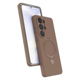 Samsung Galaxy S26 Ultra Regal Magsafe Standlı Kapak - Çöl Titanyum