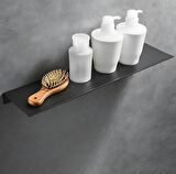HVN GROUP Metal Tasarım Dekoratif Raf Duvar Rafı 2'li Set
