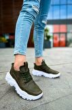 RAMER CH089 CBT Low Top Lace Up Erkek Ayakkabı HAKI