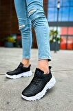 RAMER CH089 CBT Low Top Lace Up Erkek Ayakkabı SIYAH