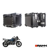 BMW Motorrad 1200 GS - 1200 GS Adventure - 1250 GS-1250 GS Adventure Alüminyum Üçlü Çanta Seti SİYAH