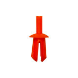 Universal Klips Pembe 6mm 10 Adet