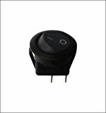Aç Kapa Anahtar İki Ayak Işıksız Yuvarlk 12V Kcd-202-201N 2 Adet