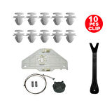 Peugeot Partner Tepee Citroen Berlingo 2008-2016 Sol Ön Cam Kriko Tamir Seti