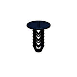 Tornavida Başlı Klips Siyah 1118730 Fiat 14590887  25 Adet