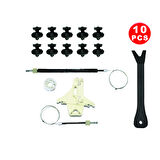 Cam Kriko Tamir Seti Sol Arka Vw Jetta 6 2011-2019 5C6839461