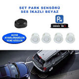 Park Sensörü Ses İkazlı Beyaz 18mm Tetra 1004014