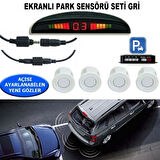 Ekranlı Park Sensörü Seti Gri 22Mm Tetra 1004020