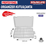 Plastik Bölmeli Çanta Organizer 12 Bölme