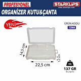 Plastik Bölmeli Çanta Organizer Tek Bölme