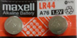 Pil Lityum 1.5V LR44 Maxell A76 Kumpas Pili 4 Adet