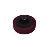 Pasta Süngeri Hafif Sert (Soft) 150mm M14 Somunlu Bordo Carwel