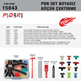 Pdr Boyasız Göçük Çektirme Seti 43 Parça (Spatula Çekiç Mum Silikon)