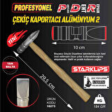 Pdr Kaporta Çekiç Aluminyum Ahşap Saplı ( Yan Balta ) 184Gr
