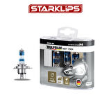 Set Ampul H4 12V 60/55W P43T %150 Güçlü %20 Beyaz Işık Wolfram