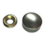 Vida Kapağı Zamak Krom Kaplı Çap:13Mm 25 Adet
